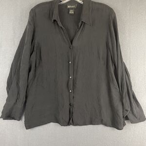 VTG Black 100% Silk Top Women’s 18/20 Lane Bryant Corporate Office Wear